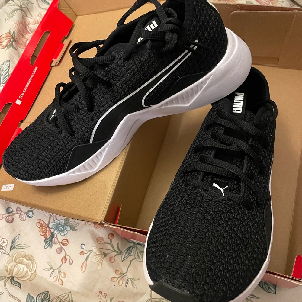 Puma Black and White Incite FS Women's Sneakers